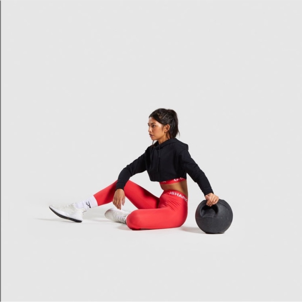 Gymshark Legacy Super Cropped Jaw-String Hoodie - image 1